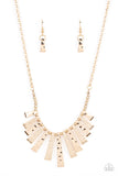 Paparazzi Necklace - The MANE Course - Gold