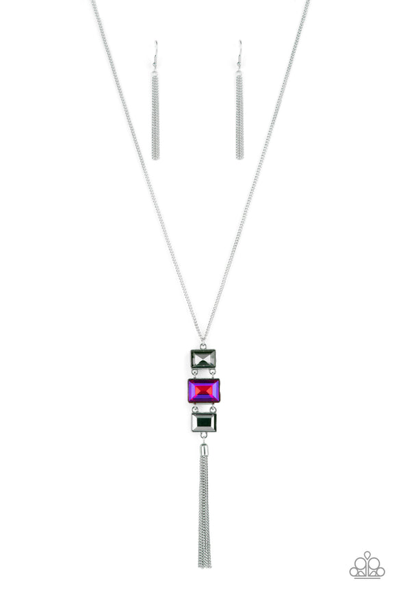 Paparazzi Necklace - Uptown Totem - Pink