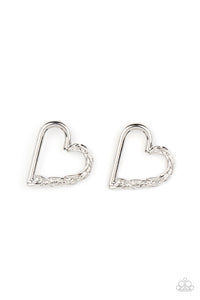 Paparazzi Earring - Cupid, Who? - Silver