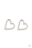 Paparazzi Earring - Cupid, Who? - Silver