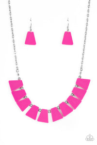 Paparazzi Necklace - Vivaciously Versatile - Pink