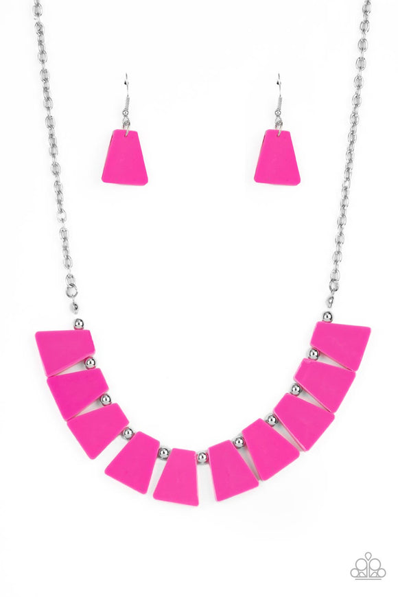 Paparazzi Necklace - Vivaciously Versatile - Pink