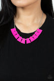 Paparazzi Necklace - Vivaciously Versatile - Pink