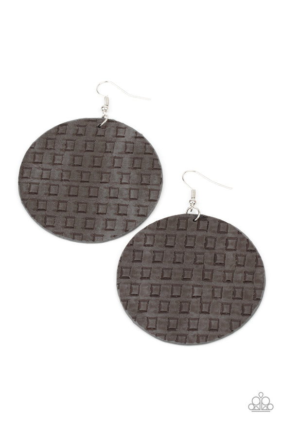 Paparazzi Earring - WEAVE Me Out Of It - Silver