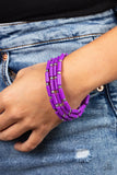 Paparazzi Bracelet - Radiantly Retro - Purple