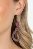 Paparazzi Earring - Farmhouse Fashion Show - Pink