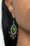 Paparazzi Earring - Serving Up Sparkle - Green
