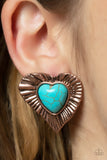 Paparazzi Earring - Rustic Romance - Copper