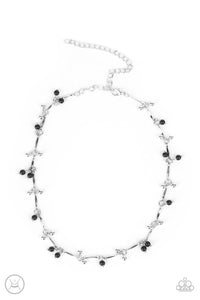 Paparazzi Necklace - Sahara Social - Black Choker