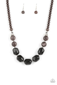 Paparazzi Necklace - Ten Out of TENACIOUS - Black