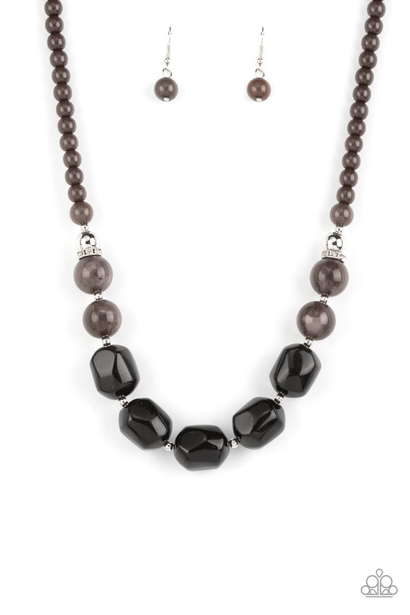 Paparazzi Necklace - Ten Out of TENACIOUS - Black