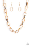 Paparazzi Necklace - Motley In Motion - Gold