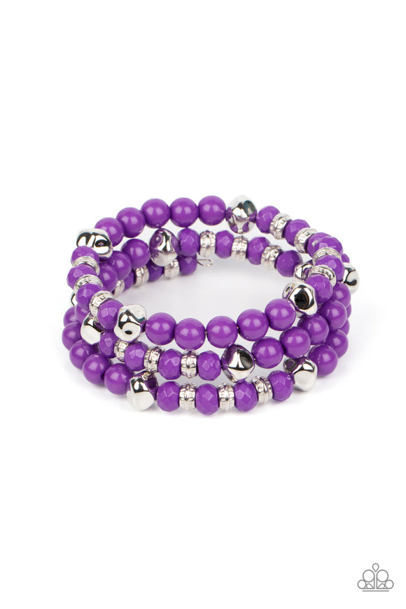 Paparazzi Bracelet - Vibrant Verve - Purple
