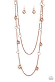 Paparazzi Necklace - Chicly Cupid - Copper
