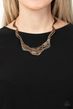 Paparazzi Necklace - Mixed Metal Mecca - Copper