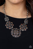 Paparazzi Necklace - Royally Romantic - Brown