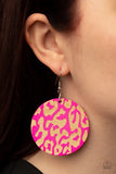 Paparazzi Earring - Catwalk Safari - Pink