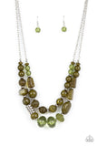 Paparazzi Necklace - Pina Colada Paradise - Green