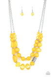 Paparazzi Necklace - Pina Colada Paradise - Yellow