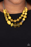 Paparazzi Necklace - Pina Colada Paradise - Yellow