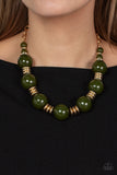 Paparazzi Necklace - Race to the POP - Green