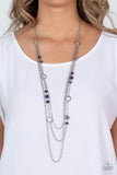 Paparazzi Necklace - Starry-Eyed Eloquence - Purple