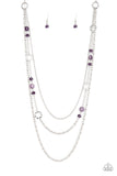 Paparazzi Necklace - Starry-Eyed Eloquence - Purple