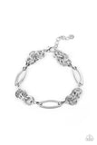 Paparazzi Bracelet - Chic Charmer - Silver