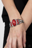 Paparazzi Bracelet - A Touch of Tiki - Red