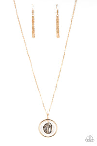 Paparazzi Necklace - Hands-Down Dazzling - Gold