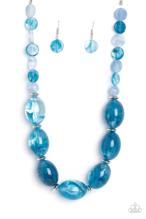 Paparazzi Necklace - Belle of the Beach - Blue