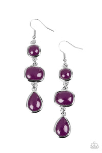 Paparazzi Earring - Fashion Frolic - Purple