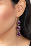 Paparazzi Earring - Fashion Frolic - Purple