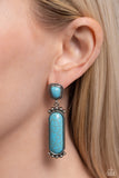 Paparazzi Earring - Southern Charm - Blue