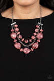 Paparazzi Necklace - Oceanside Service - Pink