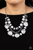 Paparazzi Necklace - Oceanside Service - White