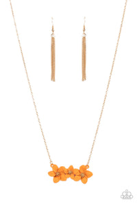 Paparazzi Necklace - Petunia Picnic - Orange