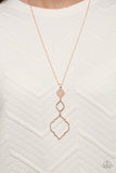 Paparazzi Necklace - Marrakesh Mystery - Rose Gold