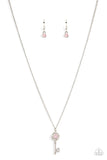 Paparazzi Necklace - Prized Key Player - Pink