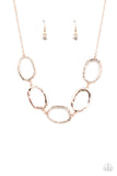 Paparazzi Necklace - Gritty Go-Getter - Rose Gold