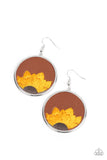 Paparazzi Earring - Sun-Kissed Sunflowers - Brown