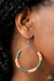 Paparazzi Earring - Skillfully Stacked - Green