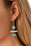 Paparazzi Earring - Adventurously Artisan - Blue