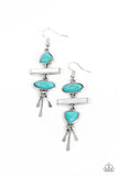 Paparazzi Earring - Adventurously Artisan - Blue