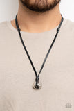 Paparazzi Urban Necklace - Winslow Wrangler - Black