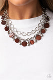 Paparazzi Necklace - Beachfront Fabulous - Brown