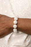 Paparazzi Bracelet - Arctic Affluence - White