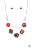 Paparazzi Necklace - Eco Extravaganza - Red