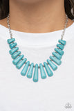 Paparazzi Necklace - Mojave Empress - Blue