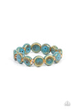 Paparazzi Bracelet - Earthy Entrada - Blue